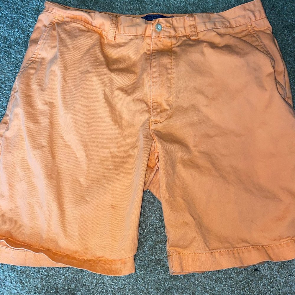 Mens ralph lauren orange shorts